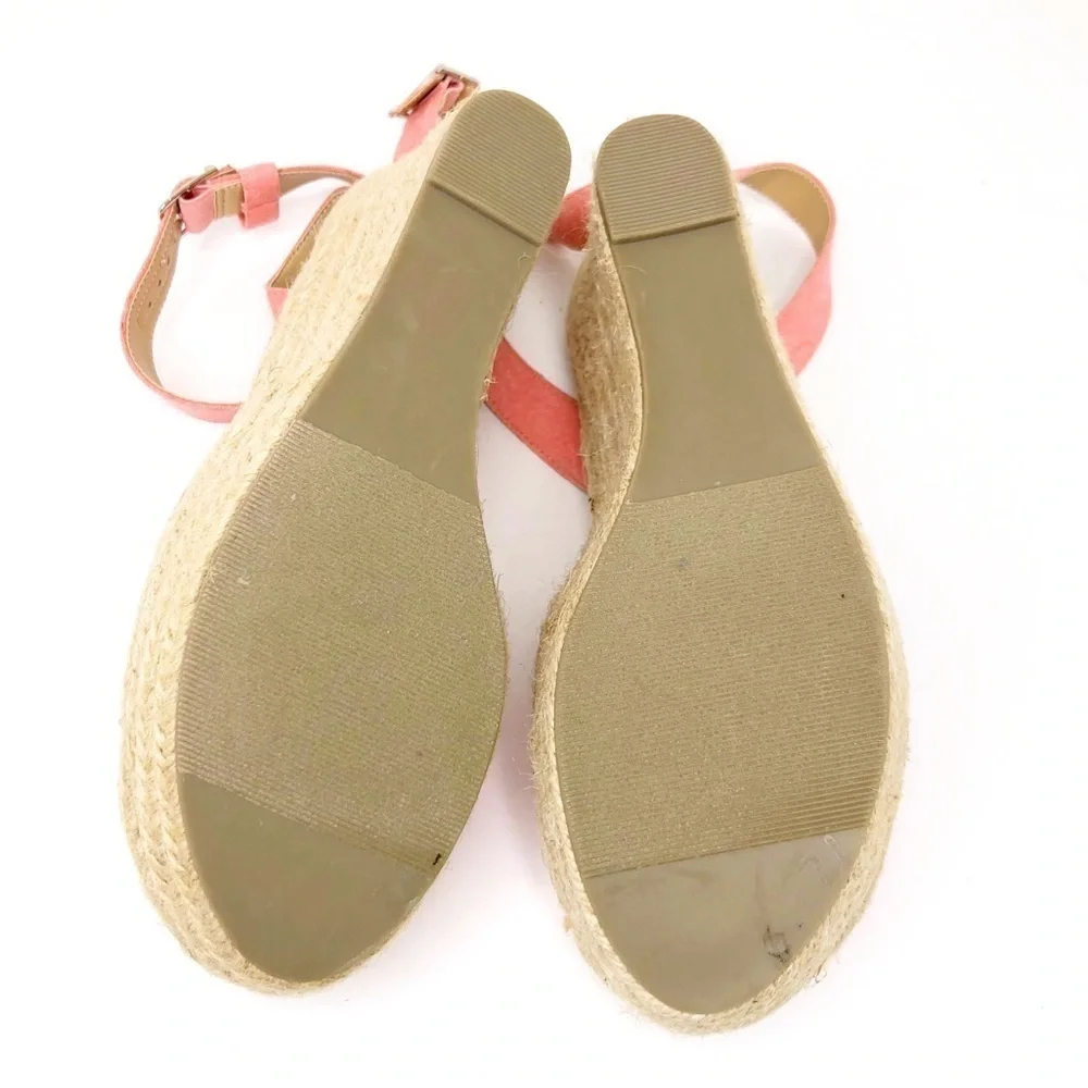 KAARI Blue Chloe espadrille wedge embellished sandal